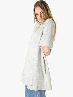 Monte Cervino Maxi t-shirt donna oversize in cotone - fango
