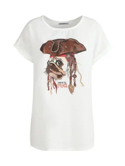 Monte Cervino Maxi t-shirt donna con stampa disegno
