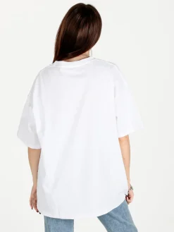 Monte Cervino Maxi t-shirt donna oversize con stampa