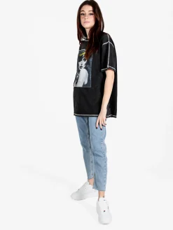 Monte Cervino Maxi t-shirt donna oversize con stampa