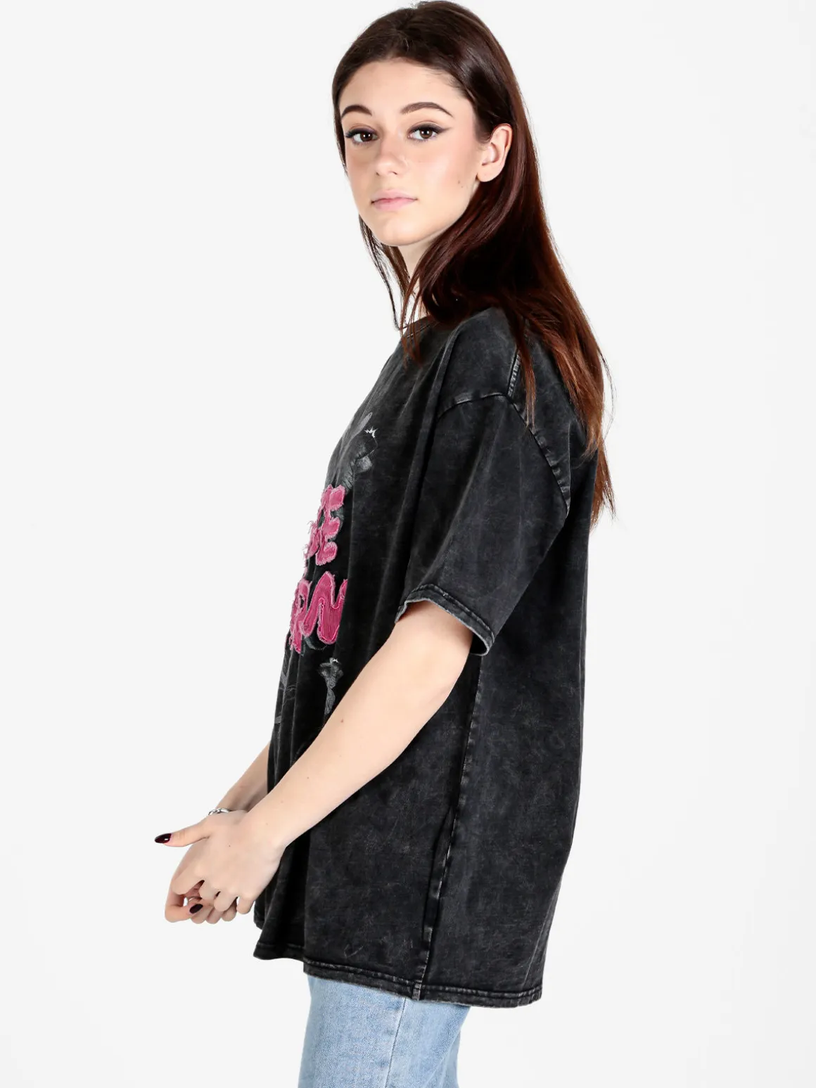 Monte Cervino Maxi t-shirt donna oversize con stampa