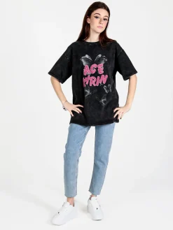 Monte Cervino Maxi t-shirt donna oversize con stampa
