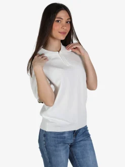 Monte Cervino Polo donna in maglia a maniche corte