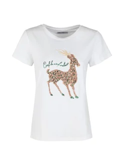 Monte Cervino T-shirt donna con paillettes