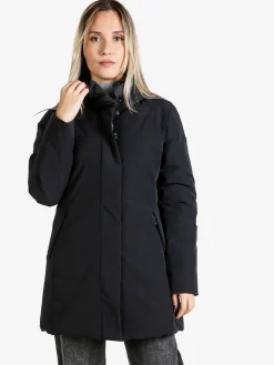Mont Rose Giubbotto donna imbottito a collo alto - nero