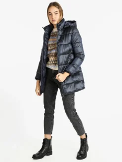 Mont Rose Piumino donna invernale con cappuccio