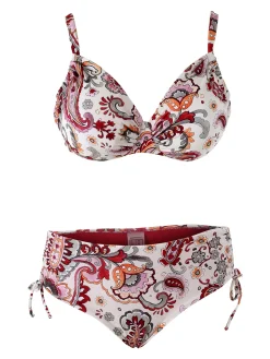 Moorea Beach Bikini donna con coppe imbottite e con ferretto e slip - multicolore