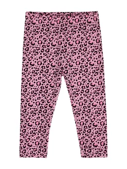 Mouset Completo bambina 2 pezzi con t-shirt e leggings maculati a 3/4