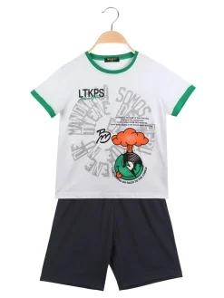 Mouset Completo corto da bambino 2 pezzi t-shirt + bermuda