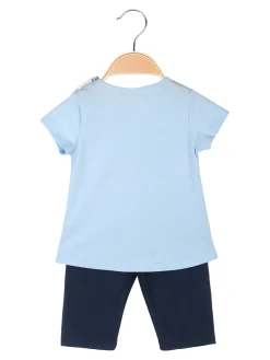 Mouset Completo da neonata con t-shirt e leggings corti