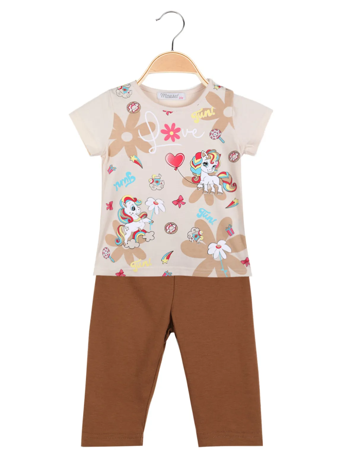 Mouset Completo 2 pezzi da neonata t-shirt + leggings