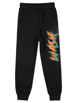 Mouset Pantaloni tuta da bambino con interno felpato - nero