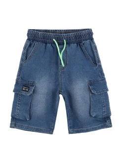 Mr Jek Bermuda in jeans da bambino con tasconi