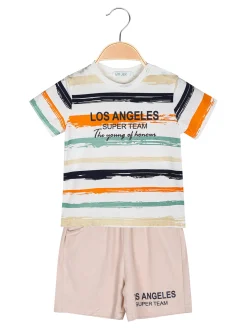 Mr Jek Completo corto da bambino 2 pezzi con t-shirt e bermuda