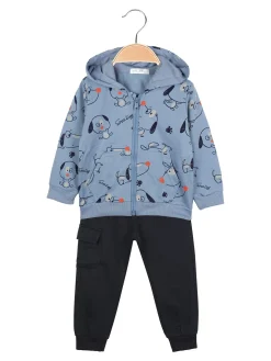 Mr Jek Completo da neonato 3 pezzi - blu