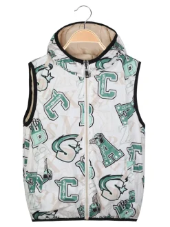 Mr Jek Gilet trapuntato da bambino reversibile