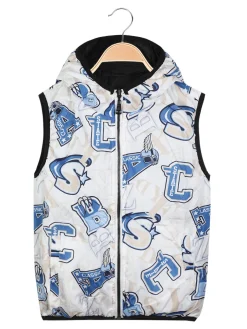 Mr Jek Gilet trapuntato da bambino reversibile