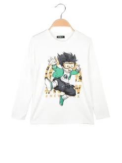 Mr Jek Maglia a maniche lunghe da bambino con stampa disegno