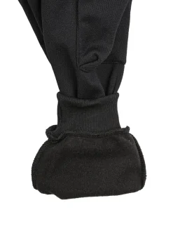 Mr Jek Pantaloni cargo da bambino con coulisse e catena decorativa - nero