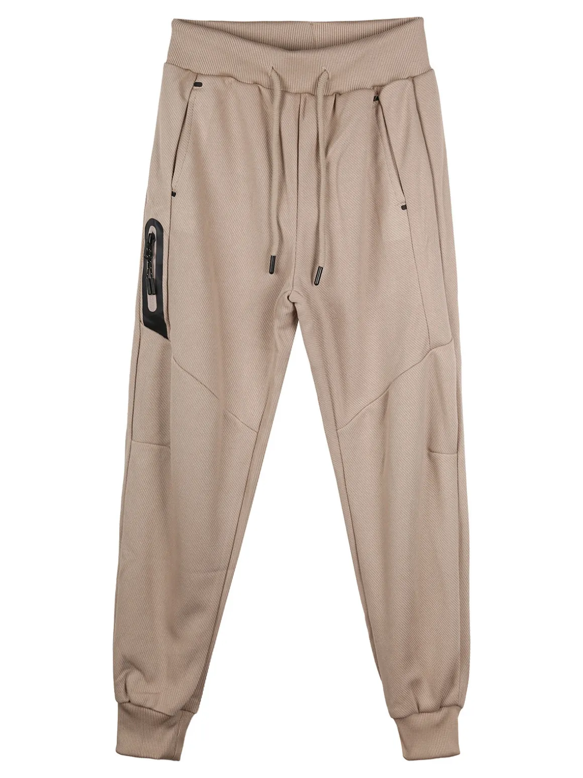 Mr Jek Pantaloni da ragazzo con coulisse e polsini - khaki