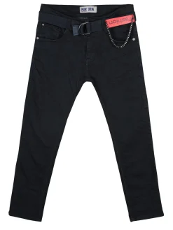 Mr Jek Pantaloni di cotone con cintura