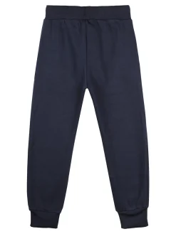 Mr Jek Pantaloni sportivi da bambino con polsini e coulisse - blu