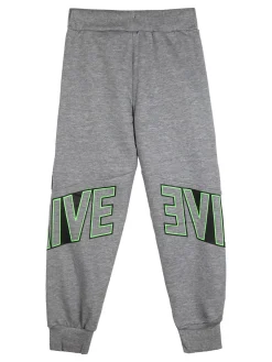 Mr Jek Pantaloni tuta da bambino con interno felpato - grigio