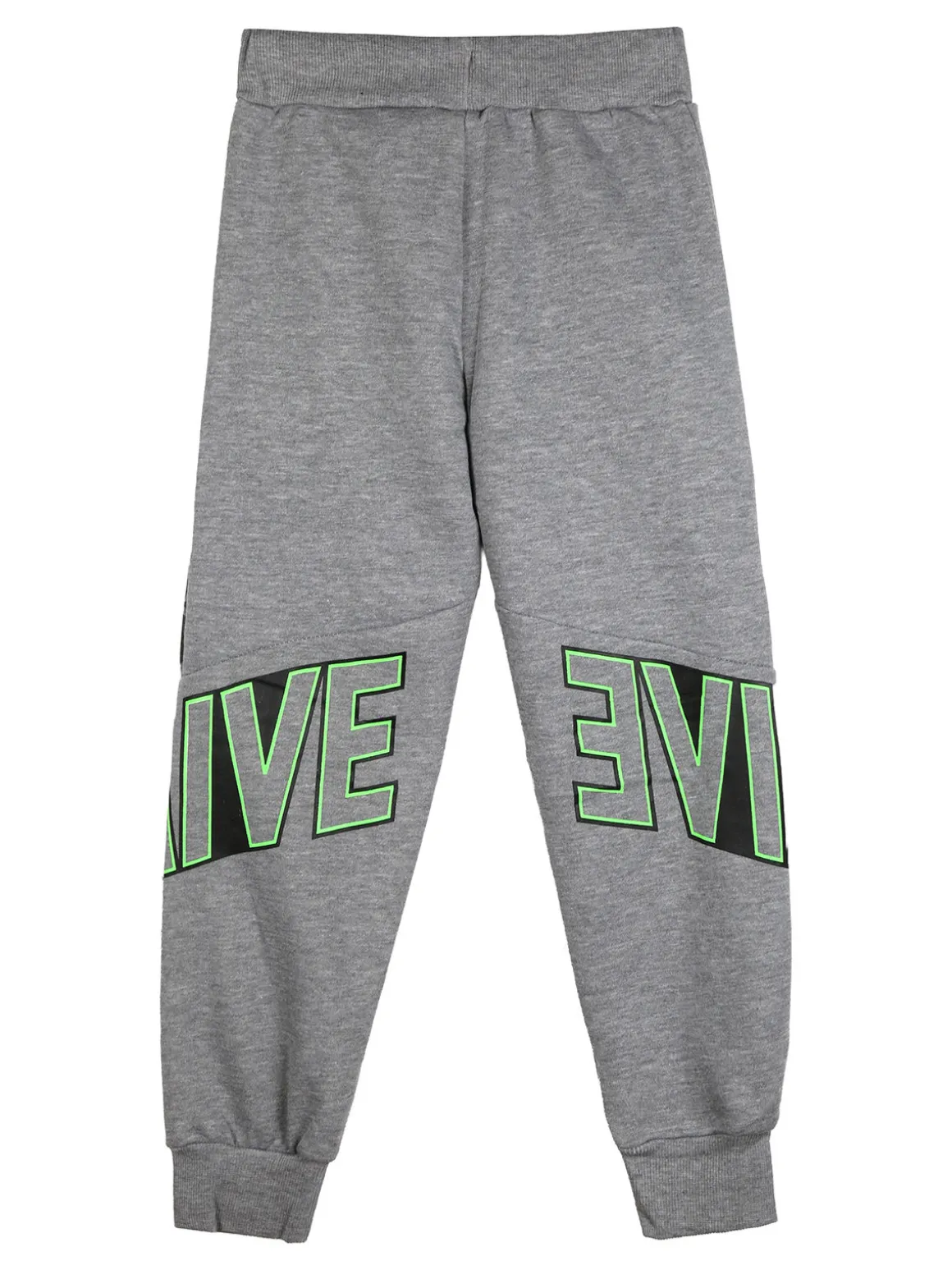 Mr Jek Pantaloni tuta da bambino con interno felpato - grigio