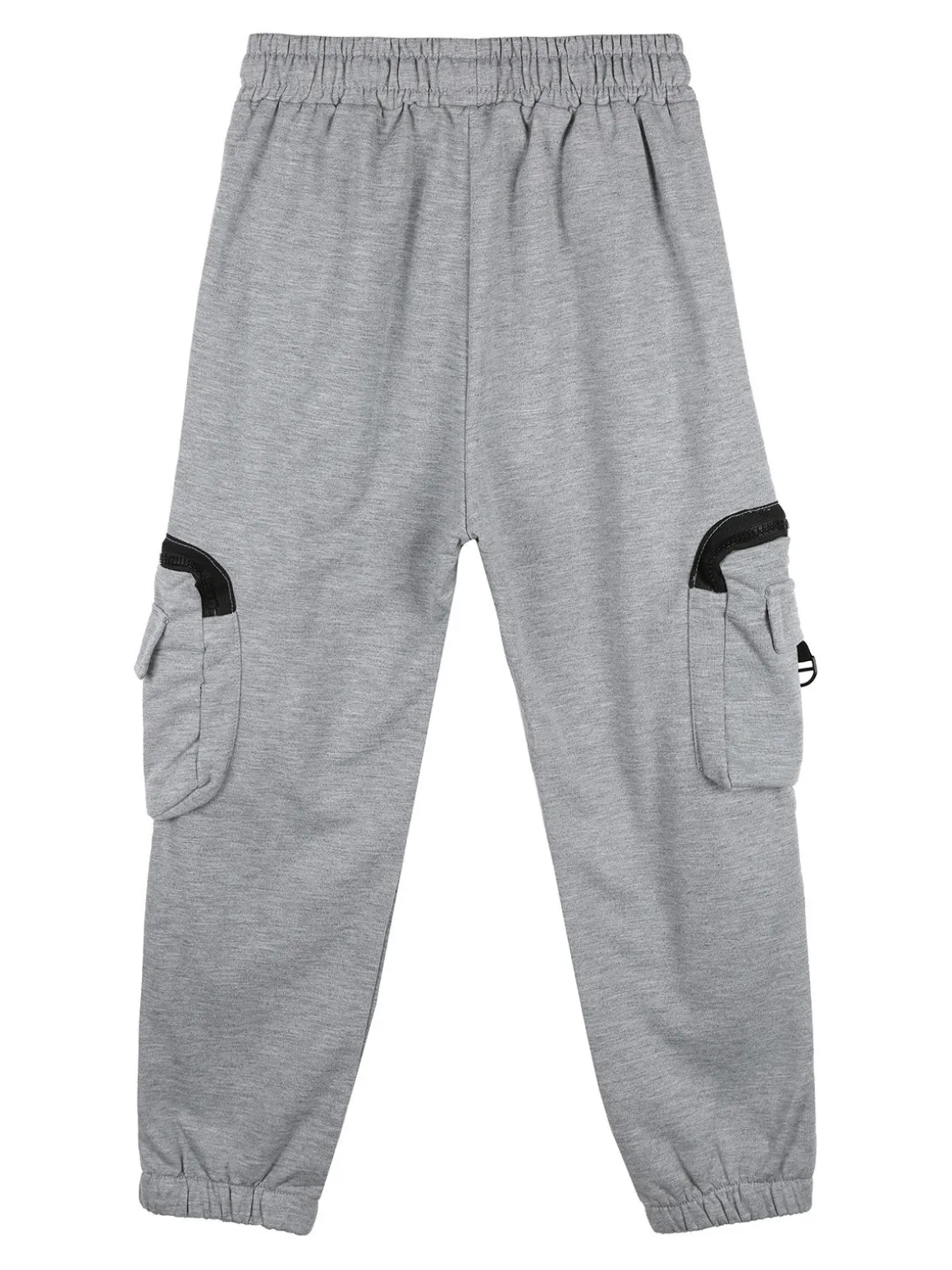 Mr Jek Pantaloni tuta da bambino con tasconi laterali e polsini