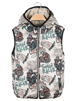 Mr Jek Smanicato da bambino reversibile con cappuccio e zip