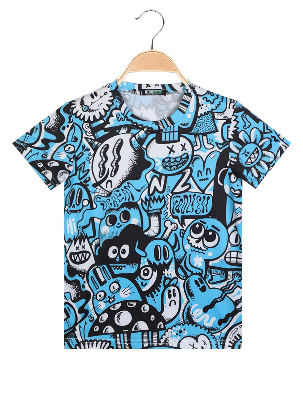 Mr Jek T-shirt con stampa da bambino manica corta