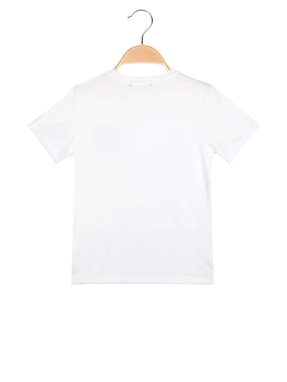 Mr Jek T-shirt da bambino in cotone con stampa - bianco