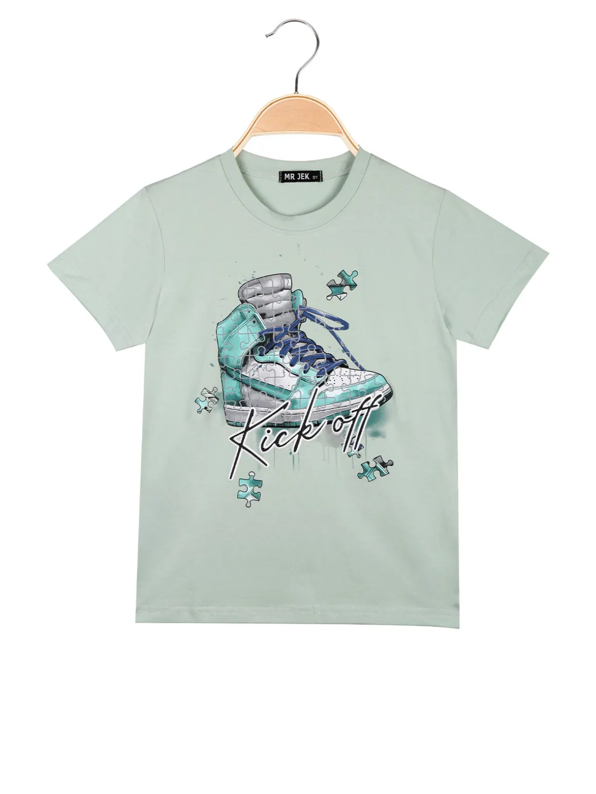 Mr Jek T-shirt da bambino in cotone con stampa