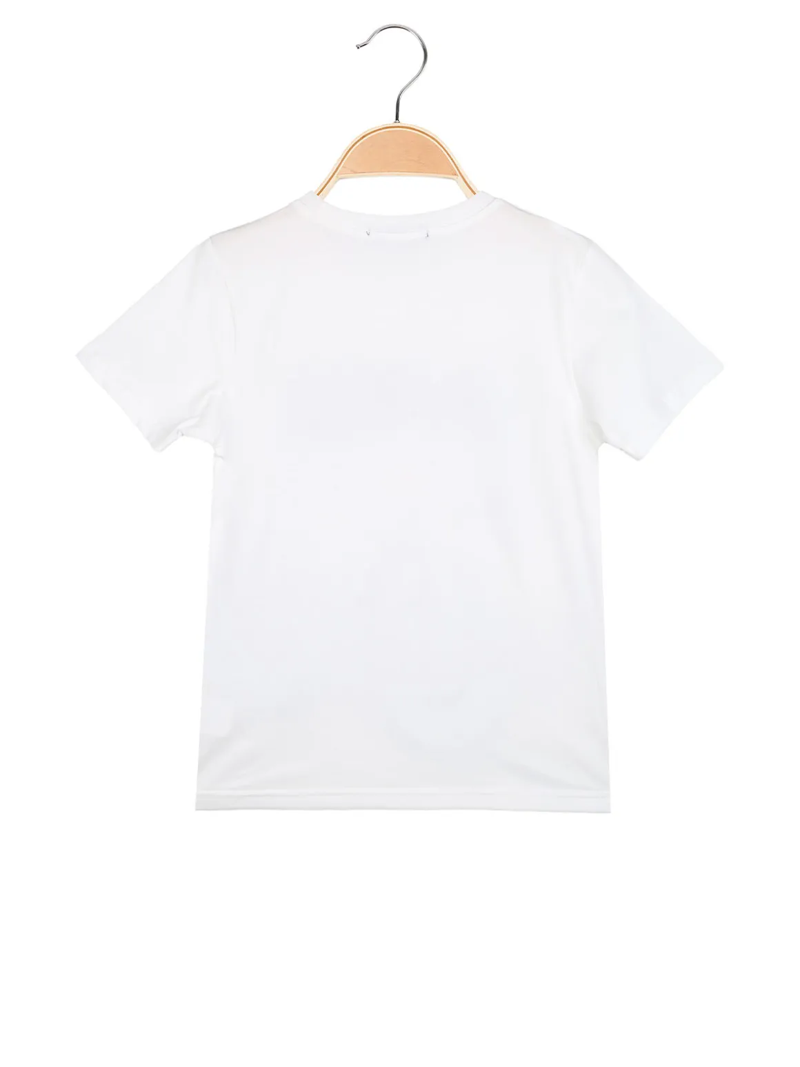 Mr Jek T-shirt da ragazzo in cotone con stampa disegno - bianco
