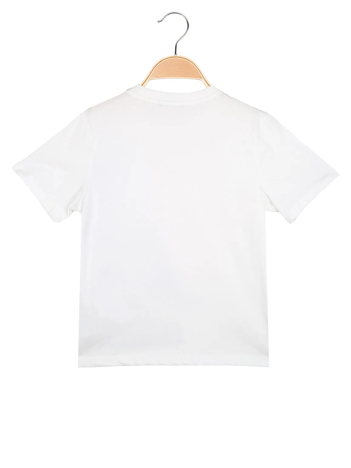 Mr Jek T-shirt da ragazzo in cotone con stampa - bianco