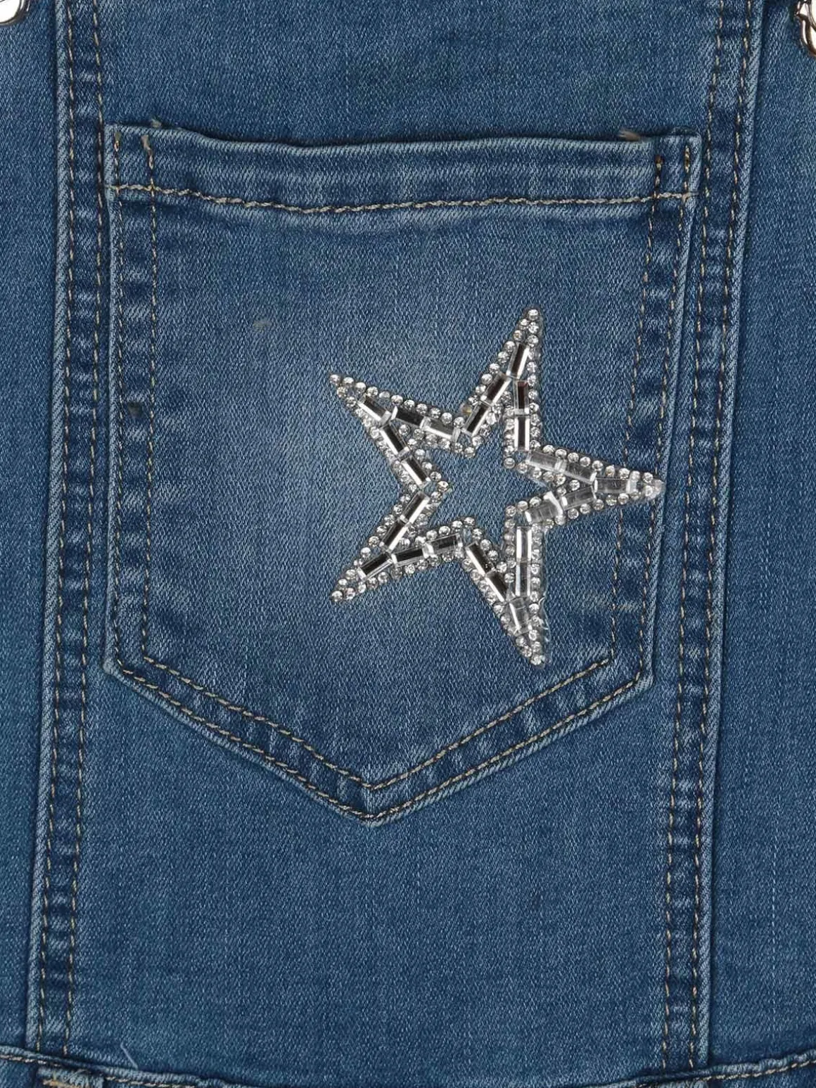 Mua Girl Salopette in jeans con strass