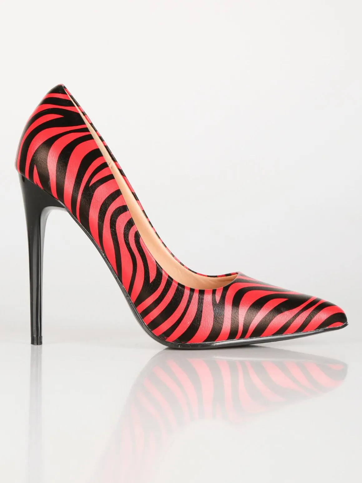 Mulanka Decolletè zebrate con tacco a spillo