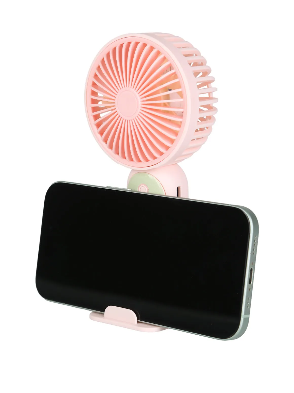 Mulin Ventilatore con supporto per cellulare - rosa