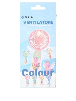 Mulin Ventilatore con supporto per cellulare - rosa