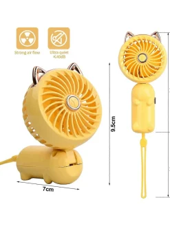 Mulin Ventilatore pieghevole - giallo