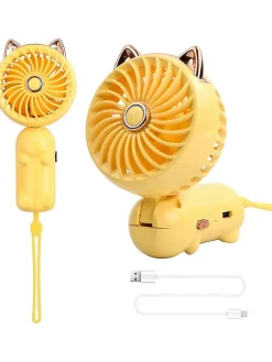 Mulin Ventilatore pieghevole - giallo