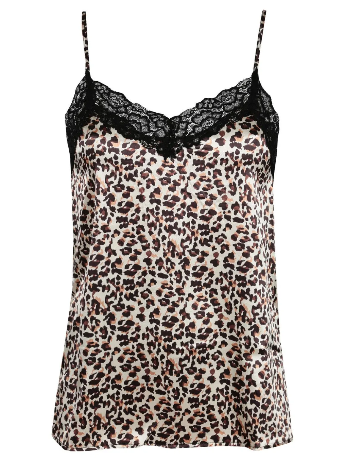Multi Sexi Top maculato con pizzo