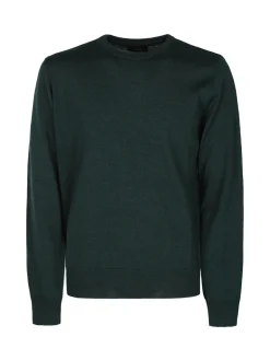 Mv Pullover da uomo misto lana girocollo
