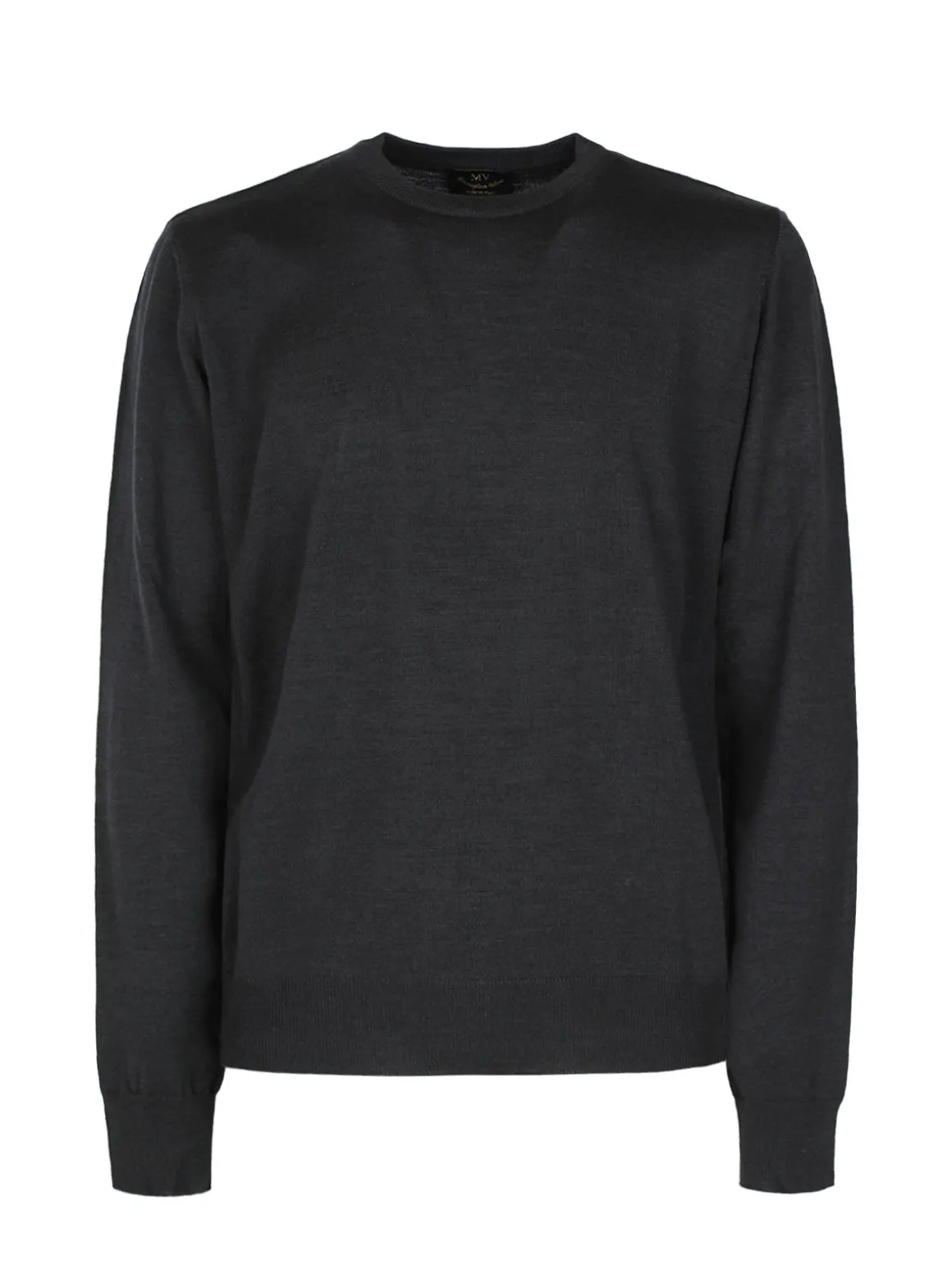 Mv Pullover da uomo misto lana girocollo