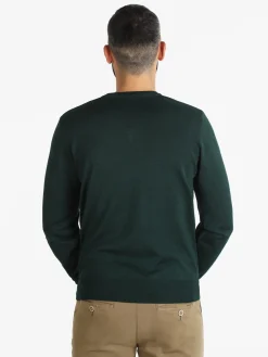 Mv Pullover da uomo misto lana con scollo a V