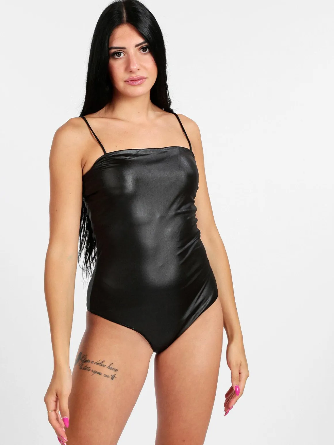 Mya Swimwear Costume mare intero in lamè