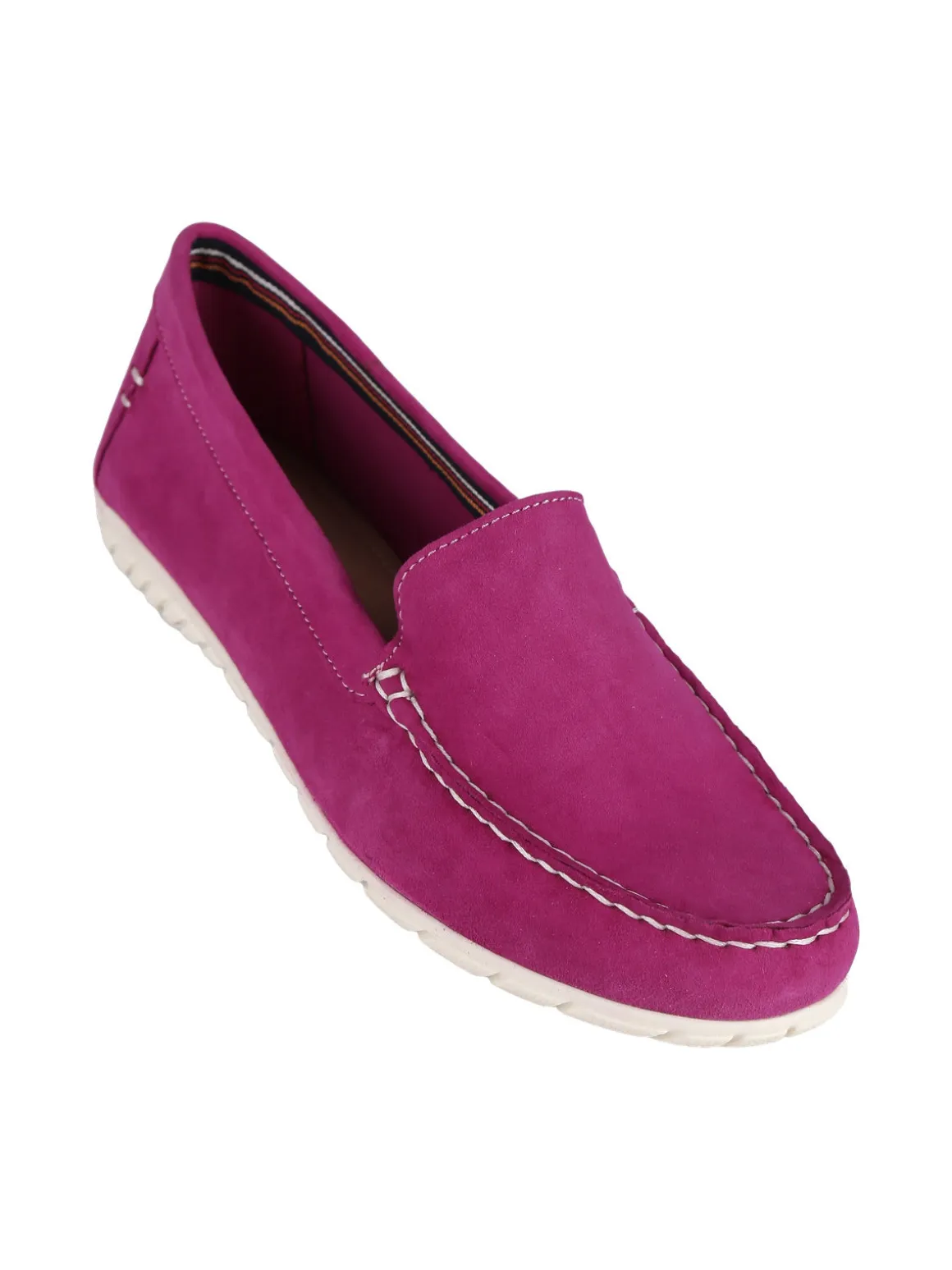 Nakoa Mocassini in vera pelle scamosciata donna