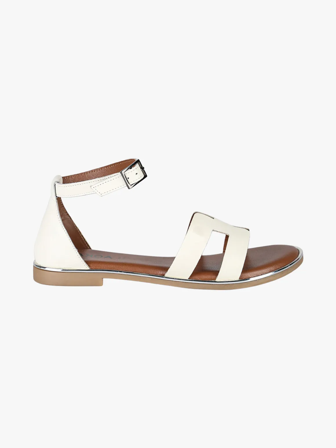 Nakoa Sandali bassi in pelle da donna con tallone chiuso