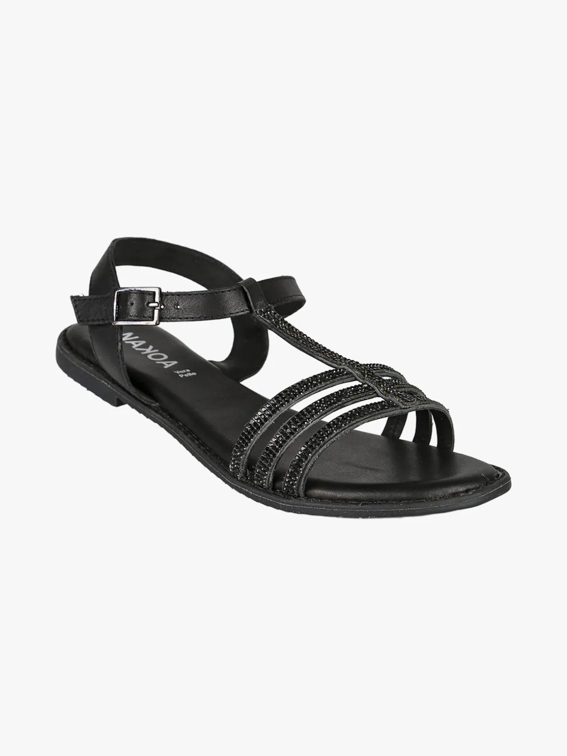 Nakoa Sandali gioiello in pelle da donna