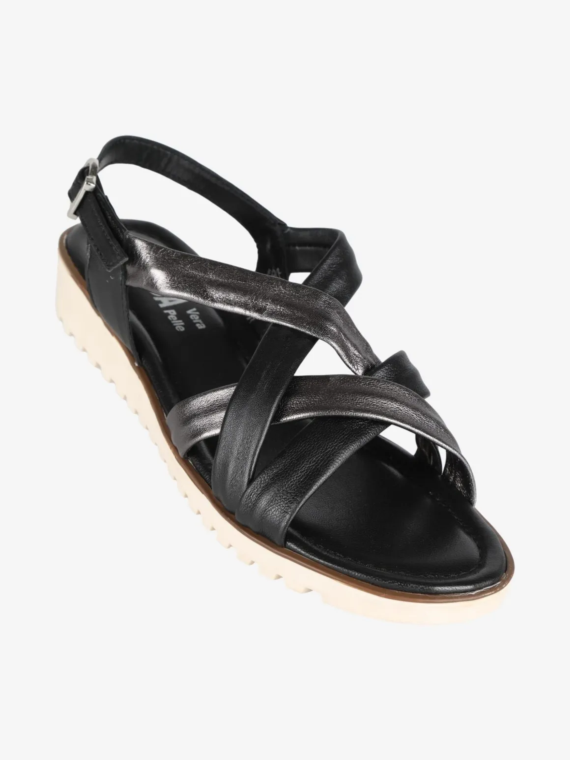 Nakoa Sandali in pelle intrecciati donna